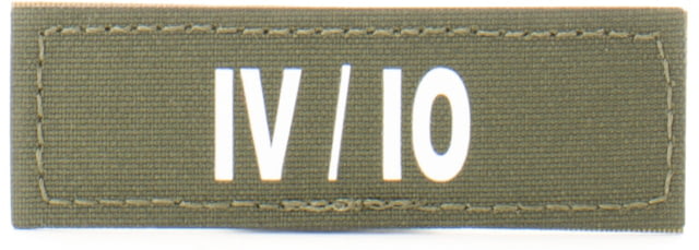 Eleven 10 1x3 Med Name Tape Patch White Glow - Eleven 10