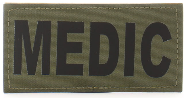Eleven 10 2x4 Med Id Patch Black/ranger Green - Eleven 10