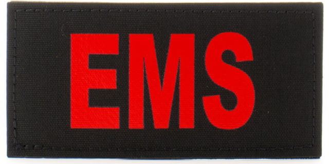 Eleven 10 2x4 Med Id Patch Black/red - Eleven 10