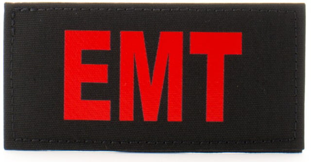 Eleven 10 2x4 Med Id Patch Black/red - Eleven 10