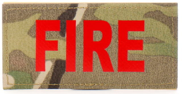 Eleven 10 2x4 Med Id Patch Red - Eleven 10