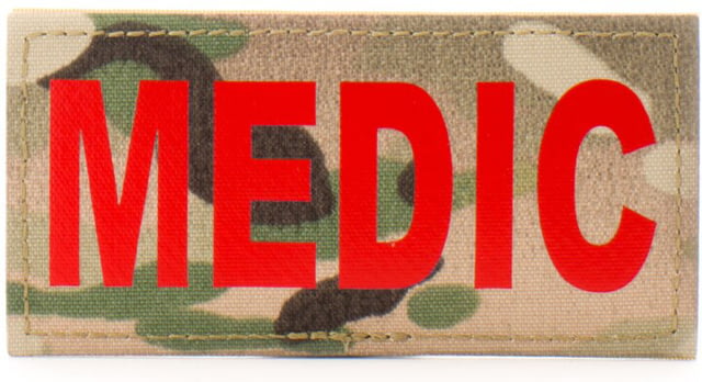US Eleven 10 2x4 Med Id Patch, Multicam/red - E10-7001-MEDIC-MTCRED Tech Data