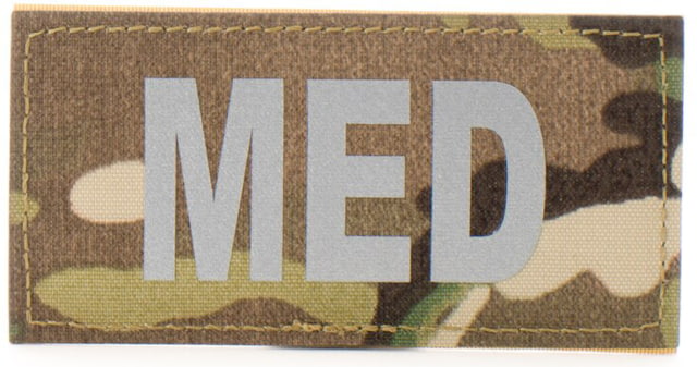 Eleven 10 2x4 Med Id Patch Silver Reflective - Eleven 10