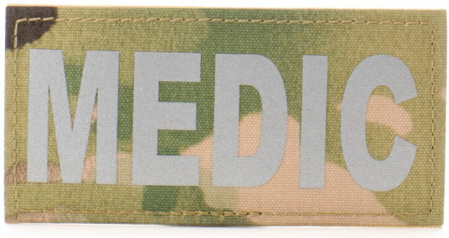 Eleven 10 2x4 Med Id Patch Silver Reflective - Eleven 10