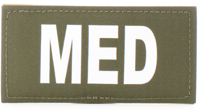 Eleven 10 2x4 Med Id Patch White - Eleven 10