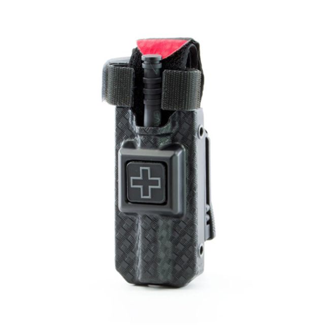 Eleven 10 C-A-T Gen 7 RIGID Tourniquet Case Belt Tek-lok Black Basketweave - Eleven 10