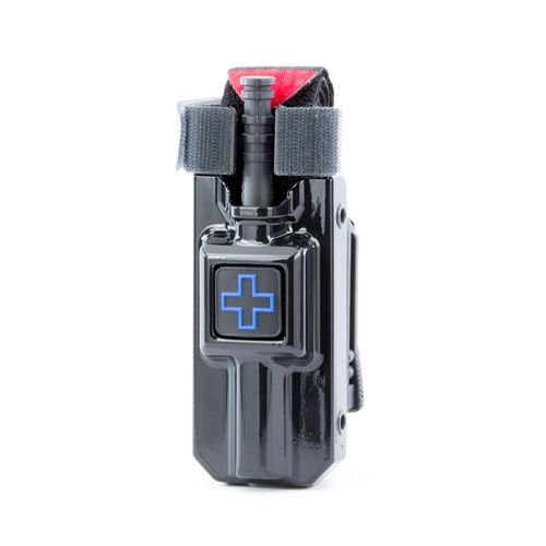 Eleven 10 C-A-T Gen 7 RIGID Tourniquet Case Cross Front Belt Tek-lok Black Hi Gloss - Eleven 10