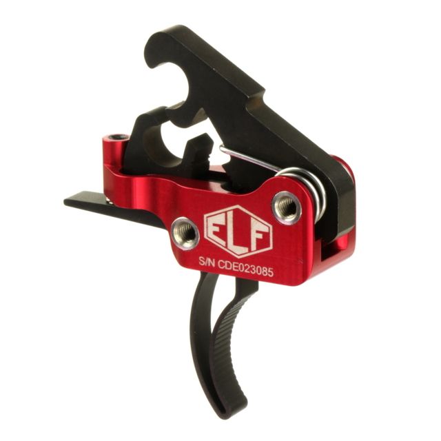 USED Elftmann Tactical Elf Match Pro Trigger with ELF PRO-LOCK Threaded Mounting System Curved MATCH PRO-C EDEMO2 Condition Parts Only/Salvage Wrong - Elftmann Tactical