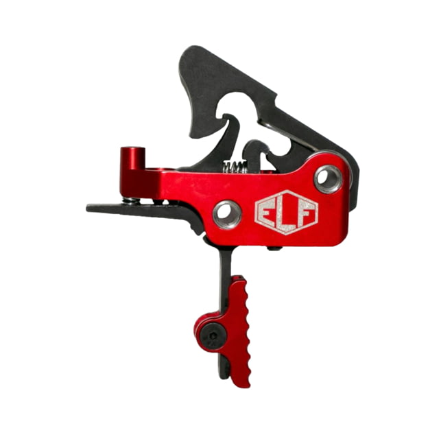 Elftmann Tactical Apex AR-15 Straight Adjustable Trigger Red Shoe Anodized Red - Elftmann Tactical