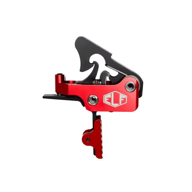 Elftmann Tactical Apex Pro AR-15 Straight Adjustable Trigger Red Shoe Anodized Red