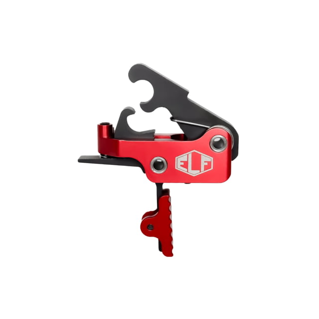 Elftmann Tactical SE AR-15 Straight Adjustable Trigger Red Shoe Anodized Red