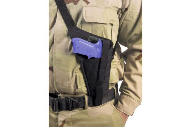 Elite Survival Systems 6in Revolvers Military Shoulder Holster Left Hand Black - Elite Survival Systems