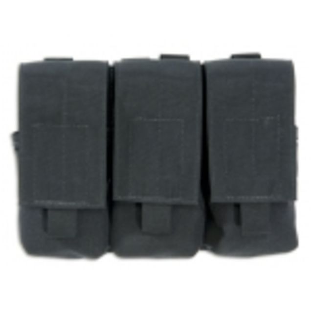 Elite Survival Systems MOLLE Triple A/R Mag Pouch Black - Elite Survival Systems