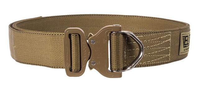 Elite Survival Systems Elite Cobra Rigger's Belt with D Ring Buckle Medium Coyote Tan