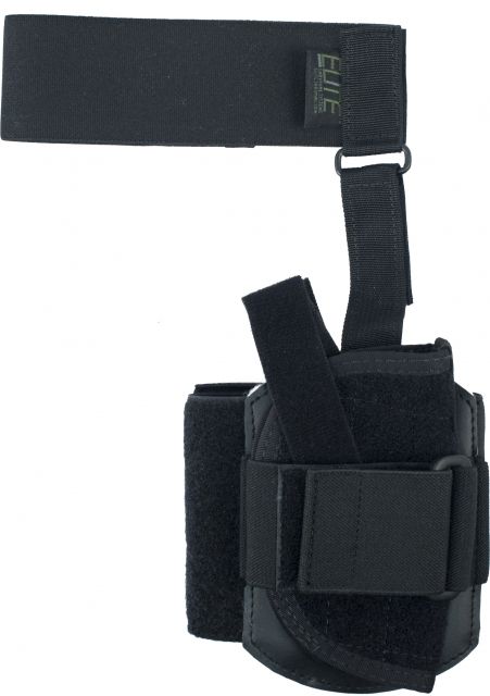 Elite Survival Systems Elite Survival Systems Ankle Holster w/Calf Strap Ambidextrous Size 2 Ruger SP101 & Similar Black - $36.99 at Optics Planet