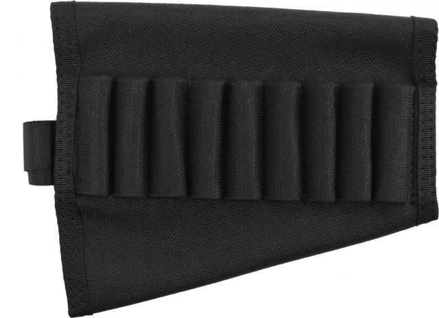 Elite Survival Systems Butt Stock Ammo Carrier Rifle 9 Shells Black - Elite Survival Systems