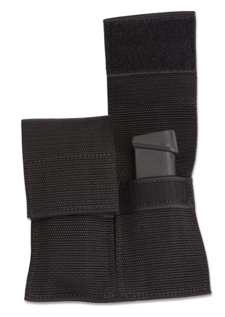 Elite Survival Systems Double Web Mag Pouch w/Flap for 9mm/40 cal. Double Column Magazines Black - Elite Survival Systems