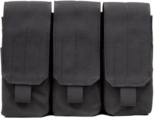Elite Survival Systems MOLLE Triple A/R Mag Pouch Black - Elite Survival Systems