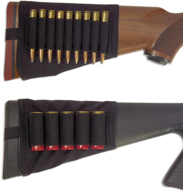 Elite Survival Systems Butt Stock Ammo Carrier Rifle 9 Shells Black - Elite Survival Systems