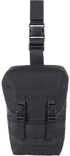 Elite Survival Systems Can-Ready Gas Mask Pouch Thigh Carry Black - Elite Survival Systems