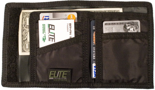 Elite Survival Systems Tri-Fold Wallet Black - Elite Survival Systems