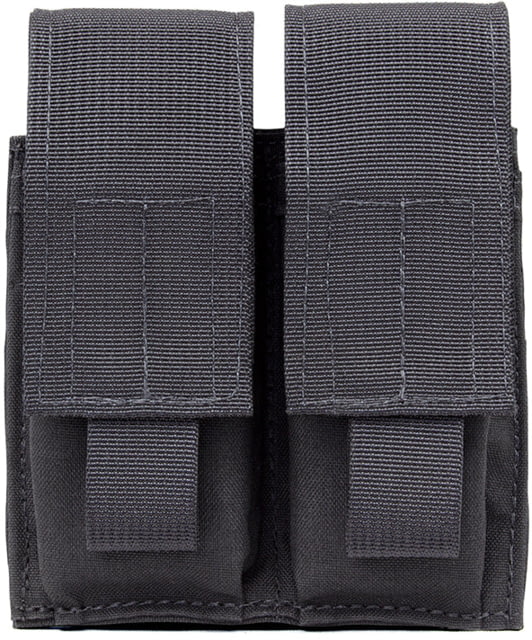 Elite Survival Systems MOLLE Double Pistol Magazine Pouch Black - Elite Survival Systems