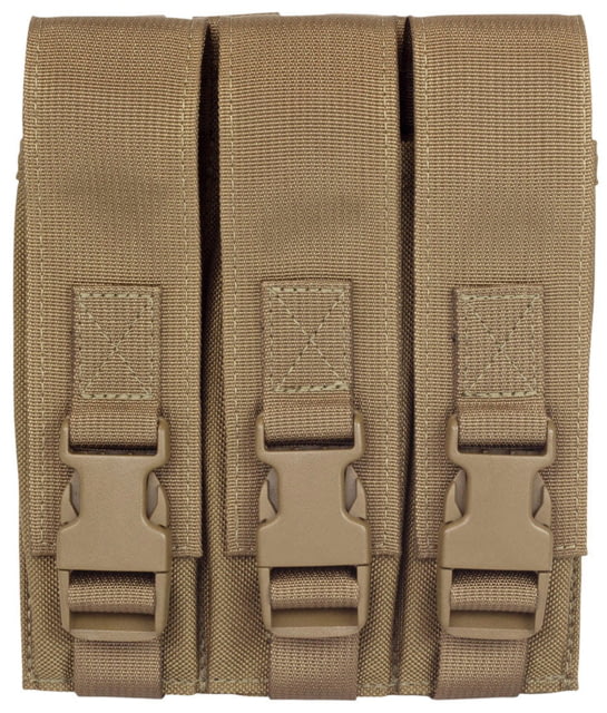 Elite Survival Systems MOLLE Triple 9mm Mag Pouch Coyote Tan - Elite Survival Systems