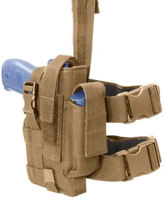 Elite Survival Systems Tactical Thigh Holster Left Hand Tan - Elite Survival Systems