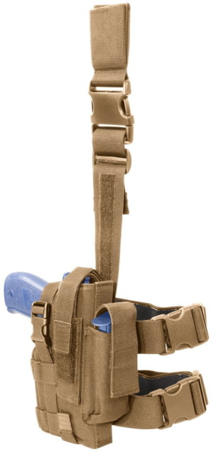 Elite Survival Systems Tactical Thigh Holster Beretta 92/Beretta 96 Left Hand Plain Tan - Elite Survival Systems