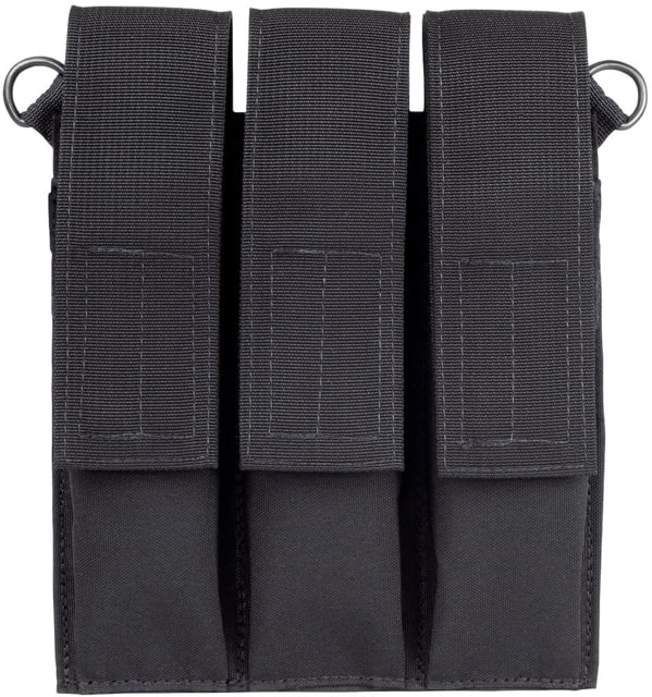 Elite Survival Systems Velcro Attach Triple Pistol Caliber Extended Magazine Pouch Black - Elite Survival Systems
