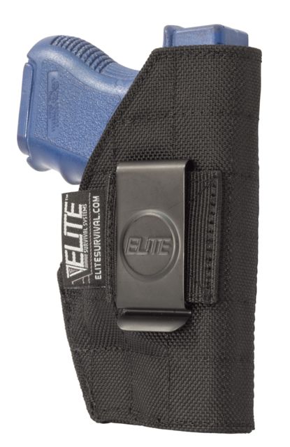 Elite Survival Systems Inside the Pant Clip Holster IWB Fits S&W M&P Shield with LaserMax Centerfire and Similar Black - Elite Survival Systems