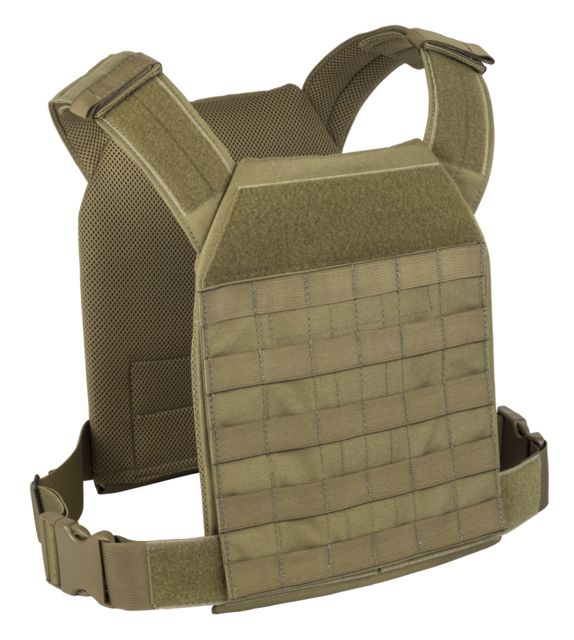 Elite Survival Systems Lightweight Plate Carrier MOLLE Adaptable Coyote Tan - Elite Survival Systems