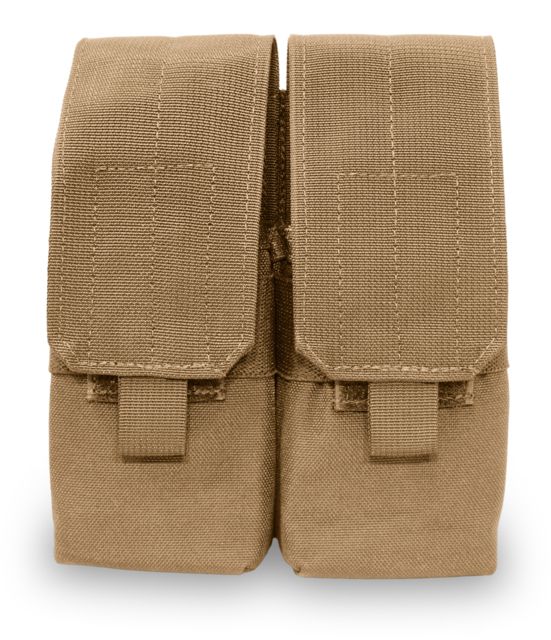Elite Survival Systems MOLLE Double A/R Mag Pouch Coyote Tan - Elite Survival Systems