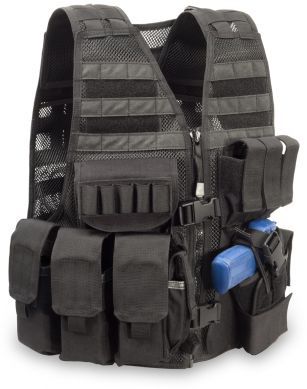 Elite Survival Systems MVP Commandant Tactical Holster Vest Right Hand Holster Black