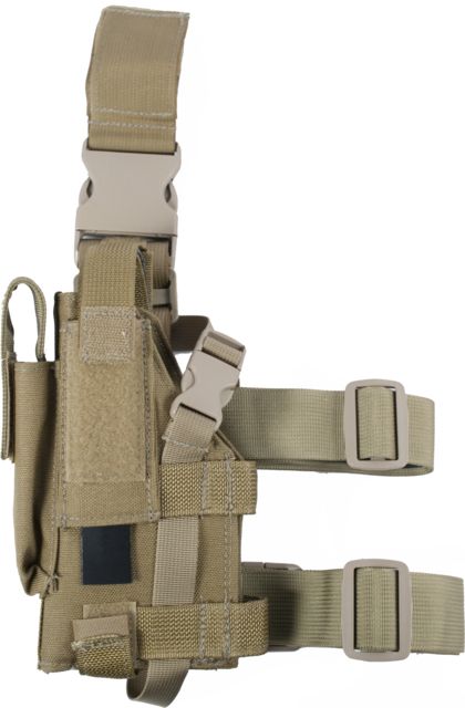 Elite Survival Systems Tactical Thigh Holster Left Hand Tan - Elite Survival Systems