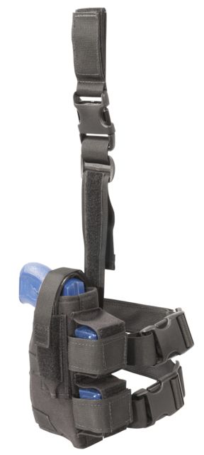 Elite Survival Systems Taser Thigh Holster Left Hand Black - Elite Survival Systems