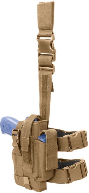 Elite Survival Systems Tactical Thigh Holster Beretta 92/Beretta 96 Left Hand Plain Tan - Elite Survival Systems
