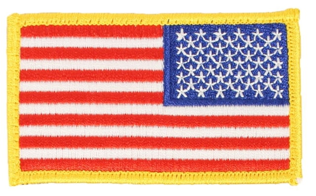 Elite Survival Systems US Flag Patches Reverse Orientation Full Color 3.5in x 2in Full Color - Elite Survival Systems