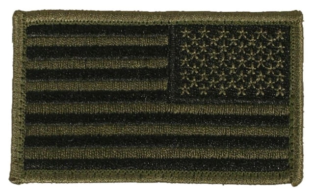 Elite Survival Systems US Flag Patches Reverse Orientation Subdued 3.5in x 2in Subdued - Elite Survival Systems