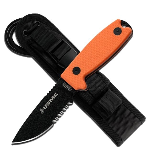 Elite Tactical Marine Fixed Blade Orange M - Elite Tactical