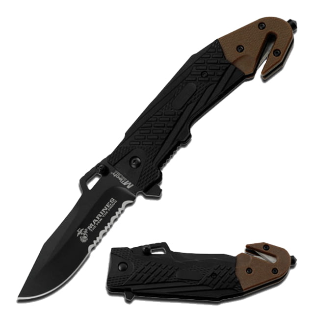 Elite Tactical Marine Spring Assisted Tan M - Elite Tactical