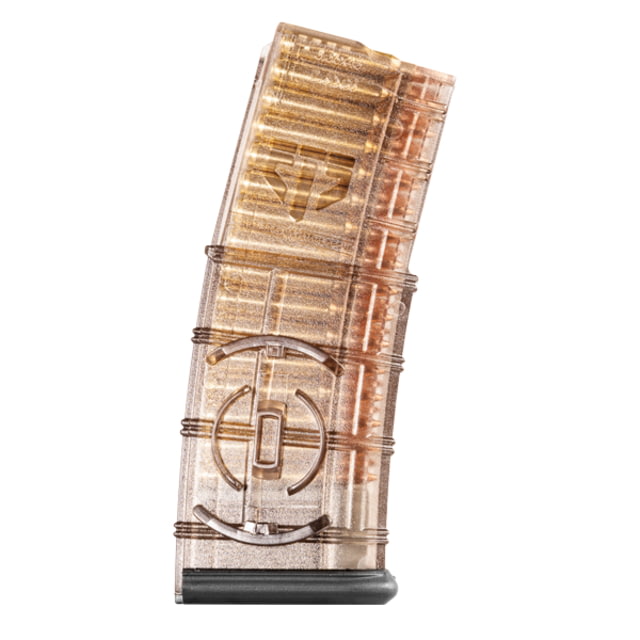 te Tactical Systems Carbon Smoke Series Gen 2 AR-15 Detachable Rifle Magazine W/ Coupler 5.56x45mm NATO 30 Round Clear 1 Pack Polymer Ammo