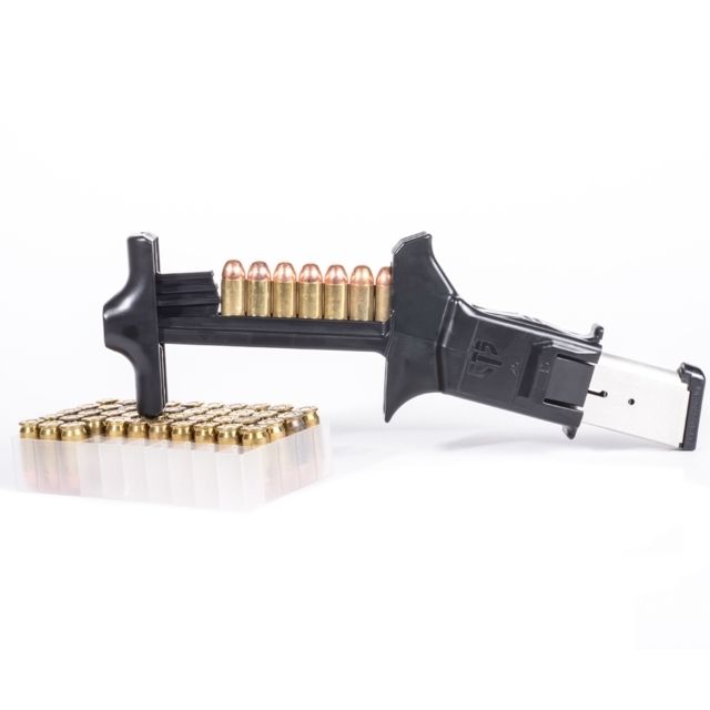 USED Elite Tactical Systems .45ACP Single/Double Universal Pistol Magazine Loader Black 1 Pack Polymer ETSCAM-45 - Elite Tactical Systems