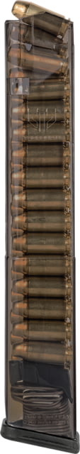 te Tactical Systems Carbon Smoke Series Glock 22/23/24/27/35 Pistol Magazine .40 S&W 30 Round Carbon Smoke 1 Pack Polymer 30RD Ammo