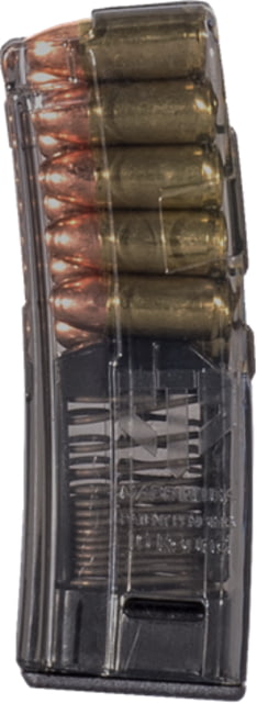USED Elite Tactical Systems Rifle Magazine Heckler & Koch MP5 9mm 10-Round Carbon Smoke SMK-HKMP5-10-10RD EDEMO1 Used Condition Fair - Elite Tactical Systems