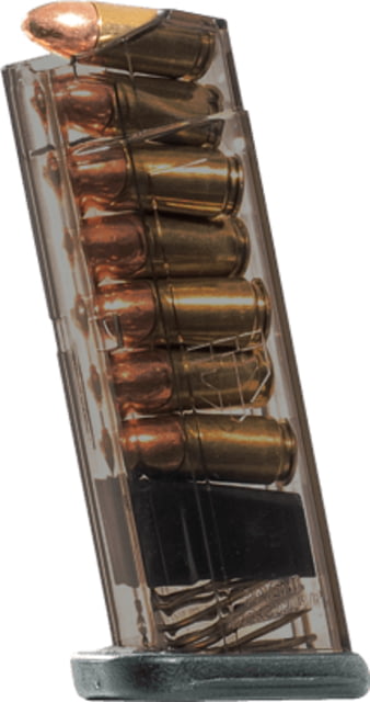 te Tactical Systems Pistol Magazine Smith & Wesson M&P 9 Shield 9mm 7-Round Carbon Smoke Ammo