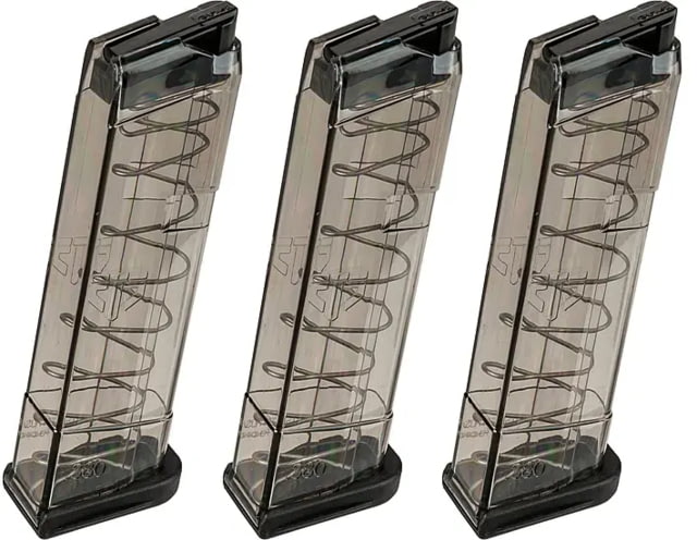 te Tactical Systems Glock 42 9-Round .380 Auto Magazine Smoke 3 Pack Ammo
