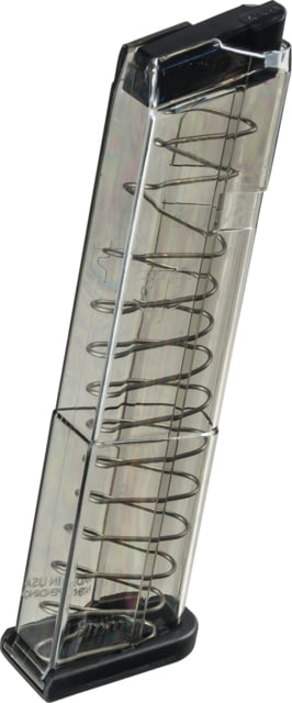 te Tactical Systems Glock 43 Pistol Magazine 9mm Luger 12 Round Clear 1 Pack Polymer Ammo
