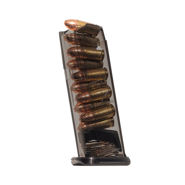 te Tactical Systems Pistol Magazine Glock 43x/48 9mm 10-Round Carbon Smoke 10RD Ammo