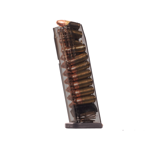 te Tactical Systems S&W M&P 9mm Luger 17 Round Pistol Magazine Carbon Smoke Ammo